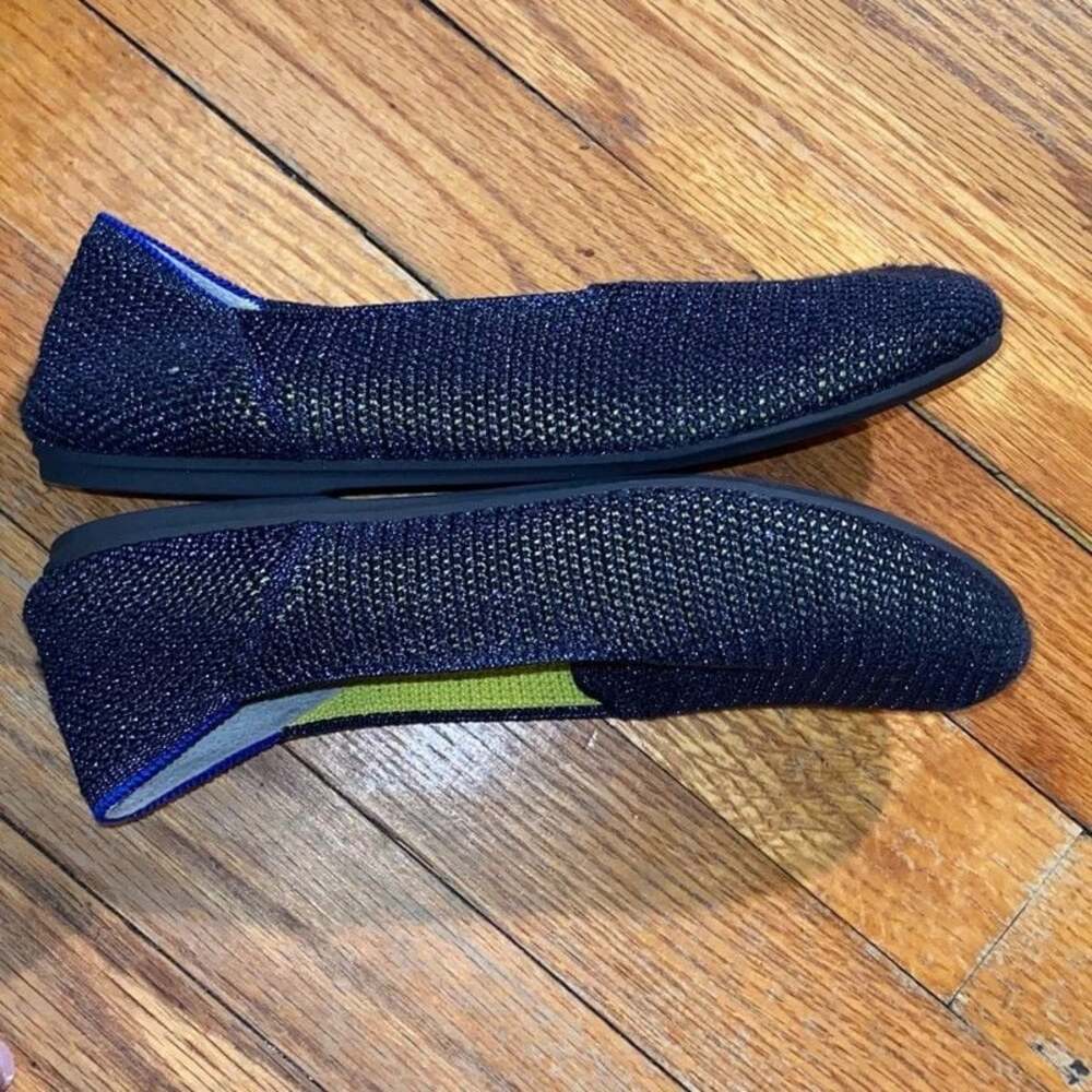 Rothy's Metallic Lattice Stitch Loafer Limited Edition Size 4K - Picture 8 of 16